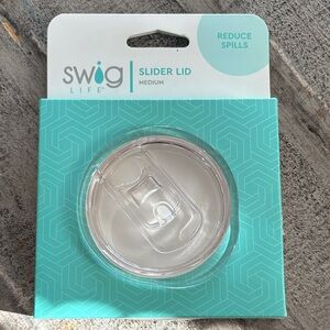 SWIG Clear Slider Lid - Medium